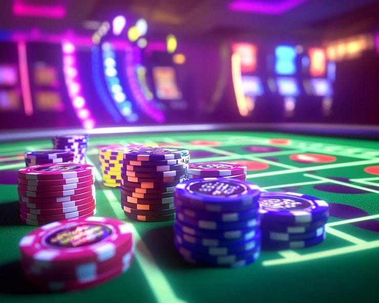 Tampilan neon mauslot di ponsel dewasa